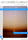 Cahiers Clairaut n°193, Printemps 2026